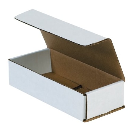 Bsc Preferred 7-1/2 x 3-1/4 x 1-3/4'' White Corrugated Mailers, 50PK MIBM250